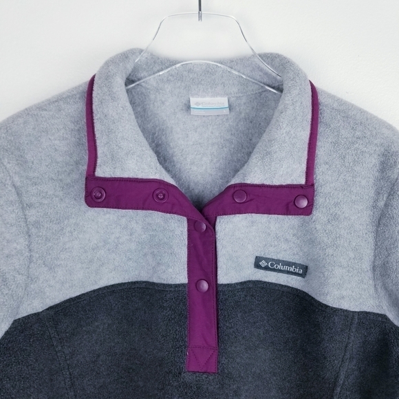 Columbia Colorblock Fleece Pullover size Large - Picture 4 of 7